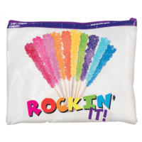Cosmetic or Pencil Bag- Rockin' It
